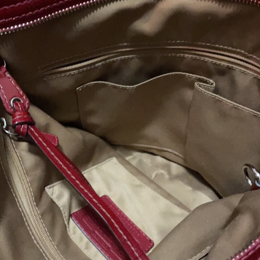 Coach Zoe Patent Hobo Bag Gem